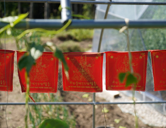 Guru Rinpoche Prayer Flags, 20x20cm