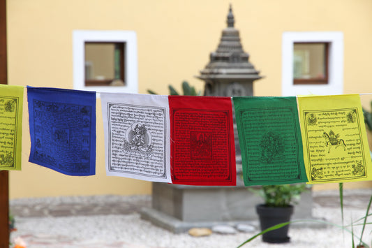 Gemischte Gebetsfahnen, 15x20cm