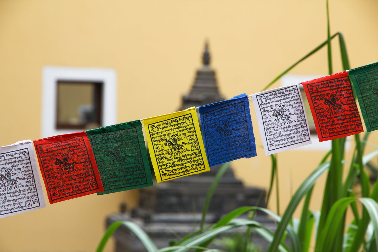 Mini Wind Horse Prayer Flags, 7x9cm