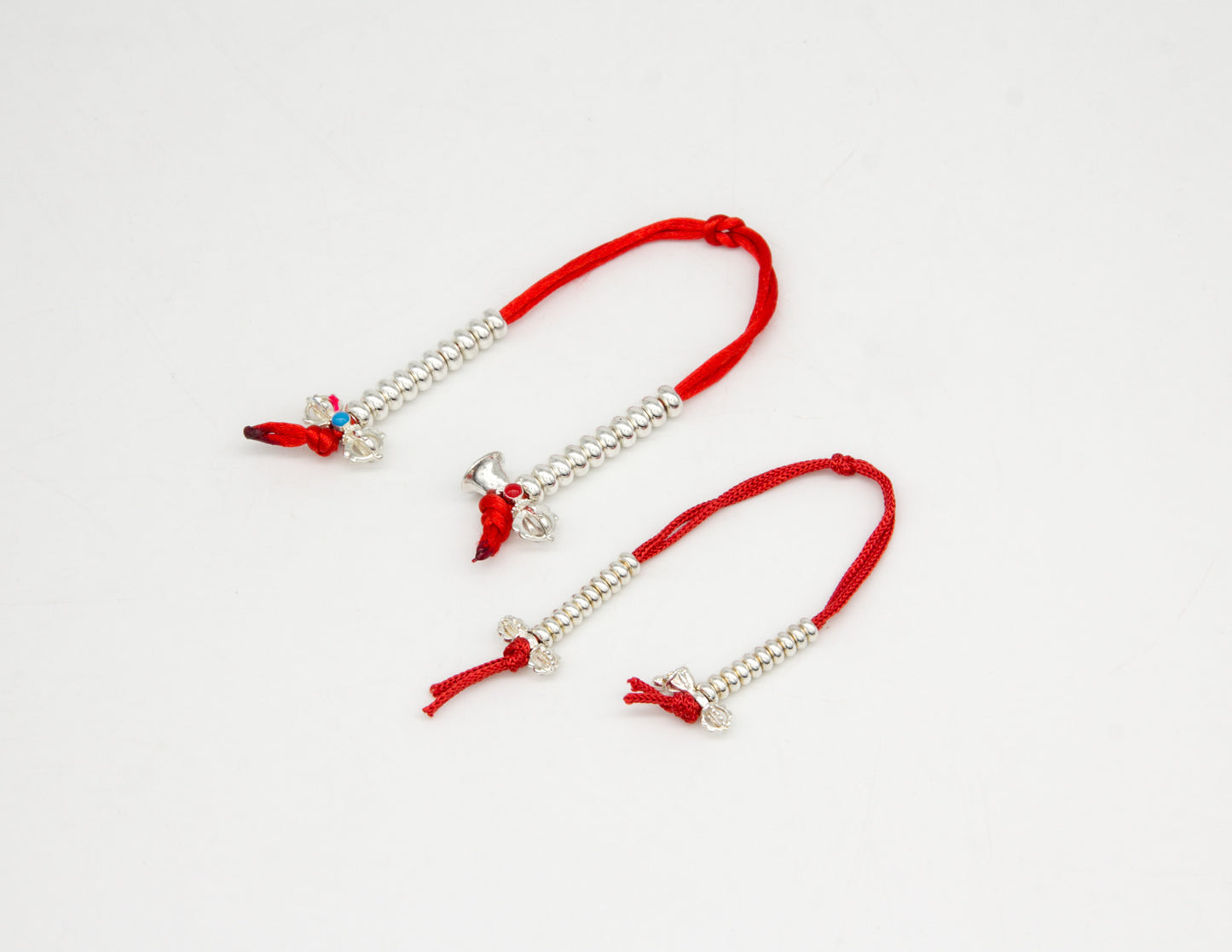 Contadores tibetanos de Mala con cordón rojo