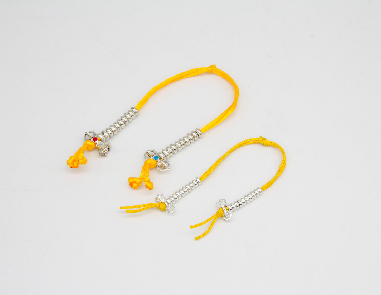 Tibetan Mala Counters with Yellow Cord