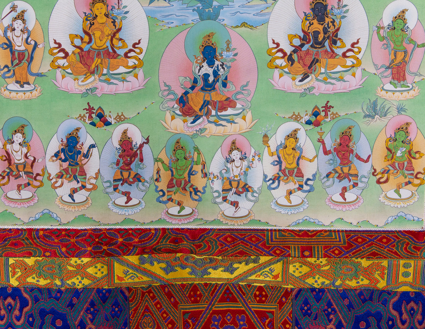 21 Taras Thangka VI