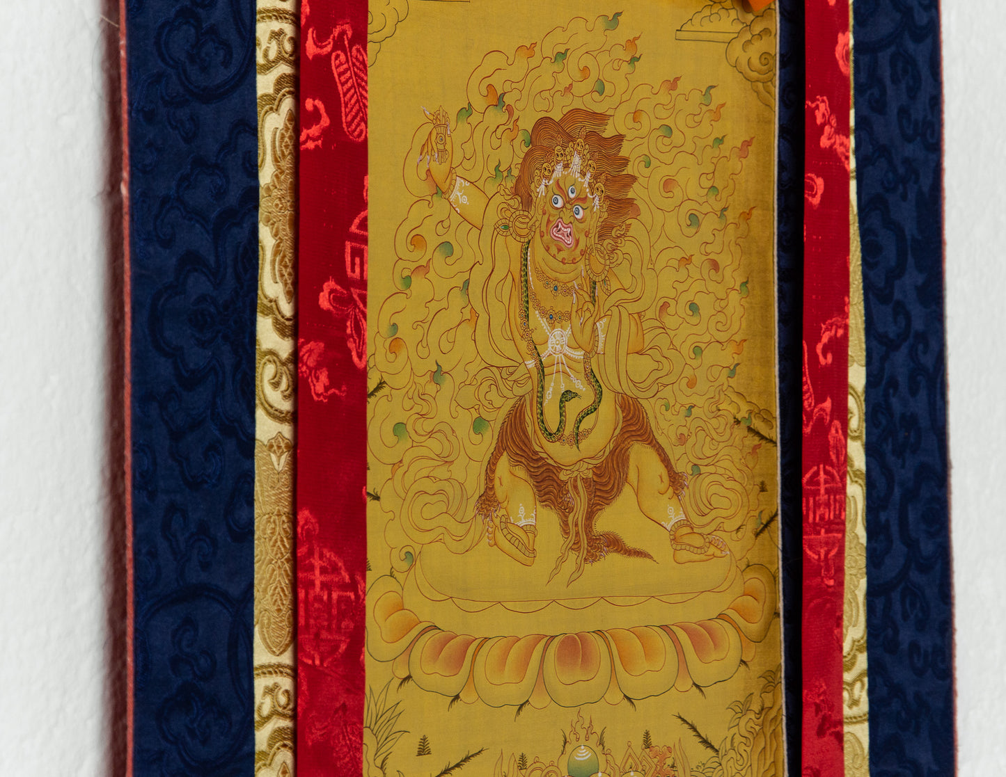 Golden Vajrapani Thangka I