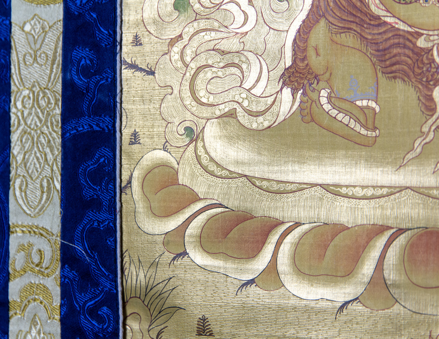 Golden Vajrapani Thangka I