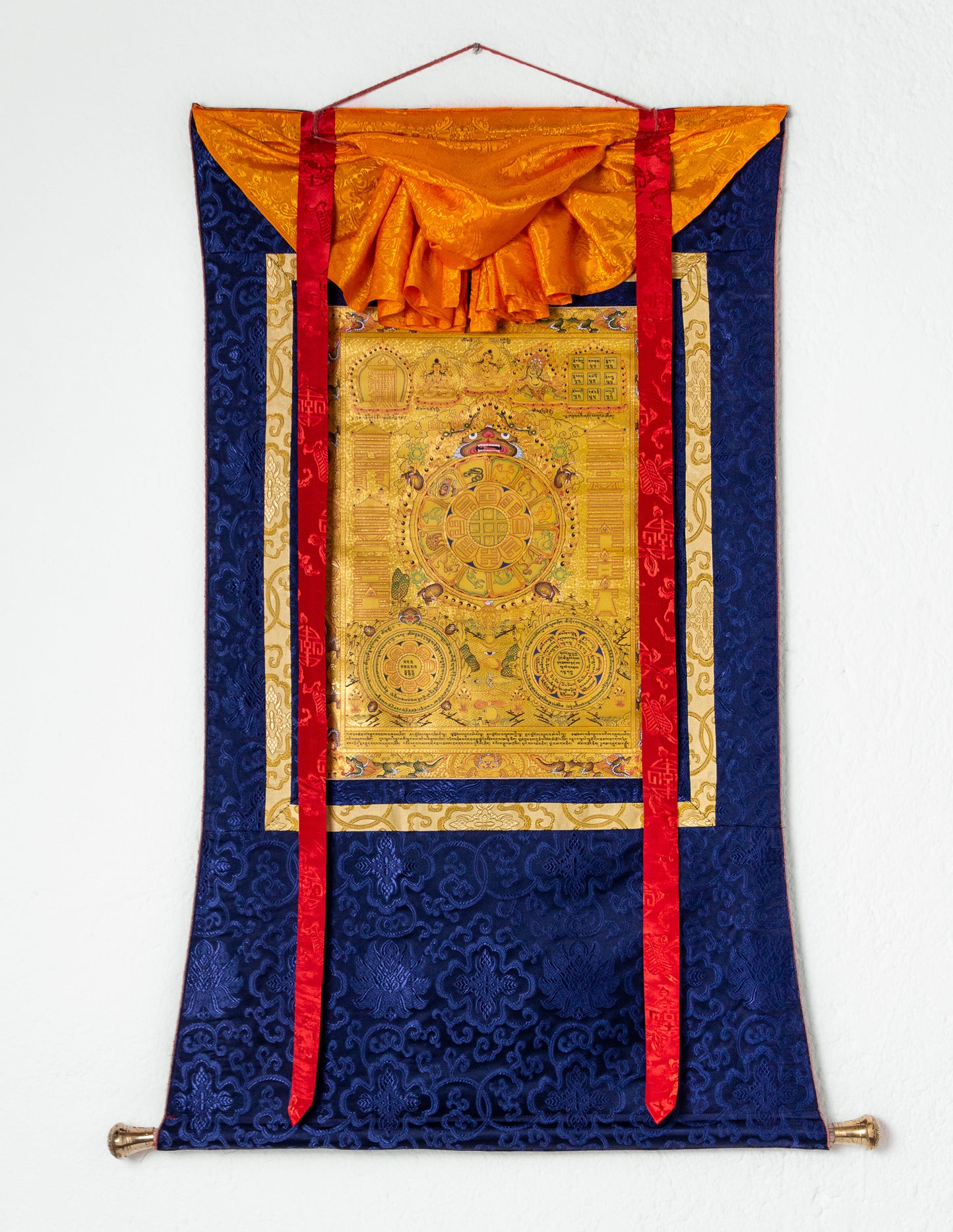 Srid-Pa Ho Schutz Mandala Thangka