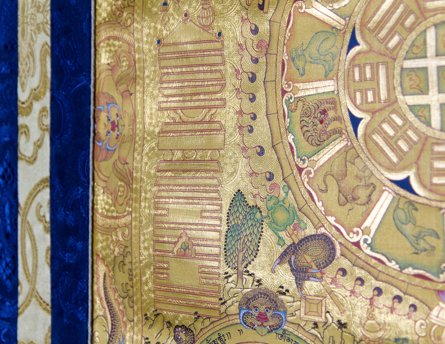 Srid-Pa Ho Schutz Mandala Thangka