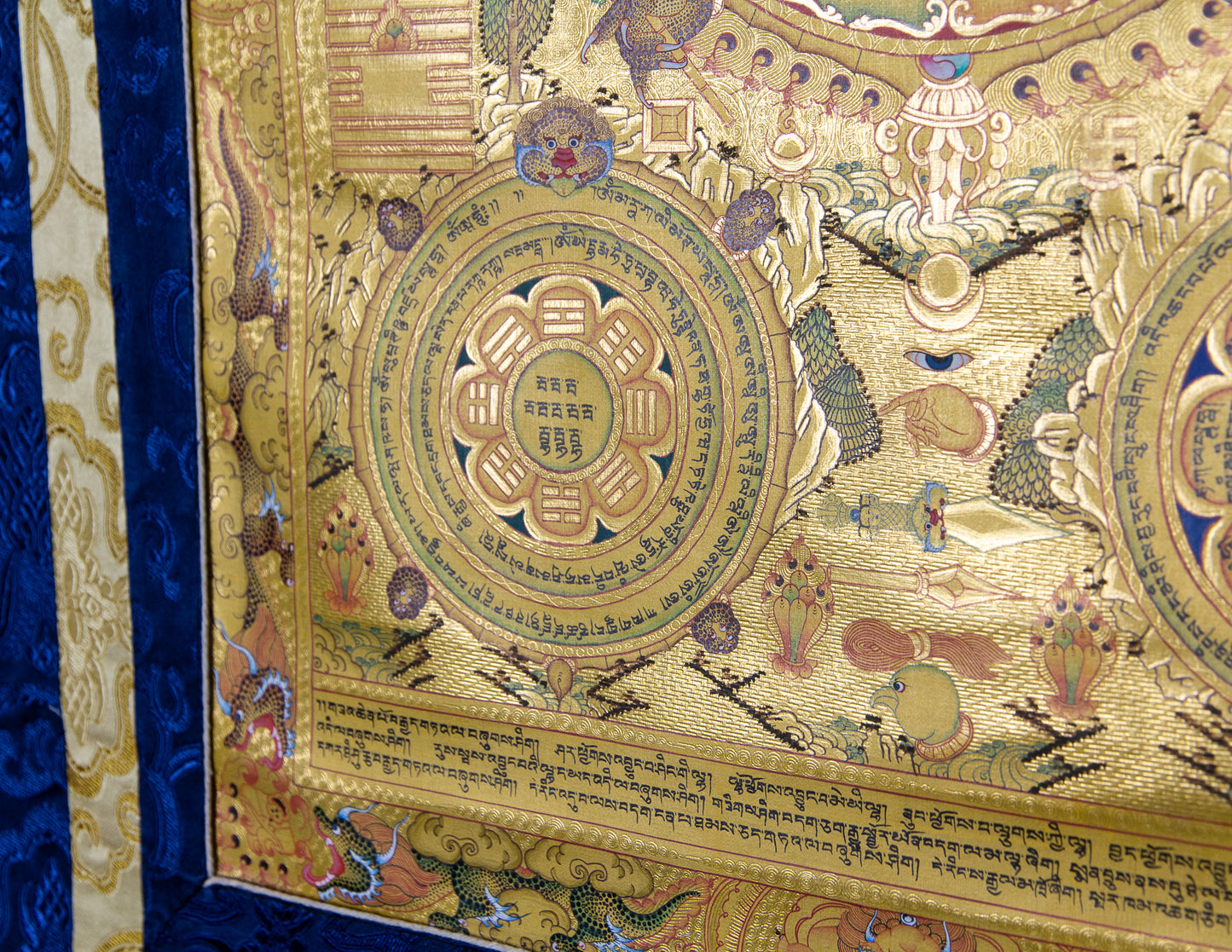 Srid-Pa Ho Schutz Mandala Thangka