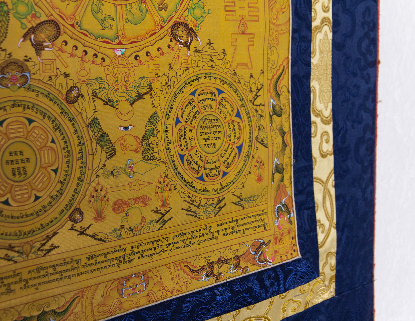 Srid-Pa Ho Schutz Mandala Thangka