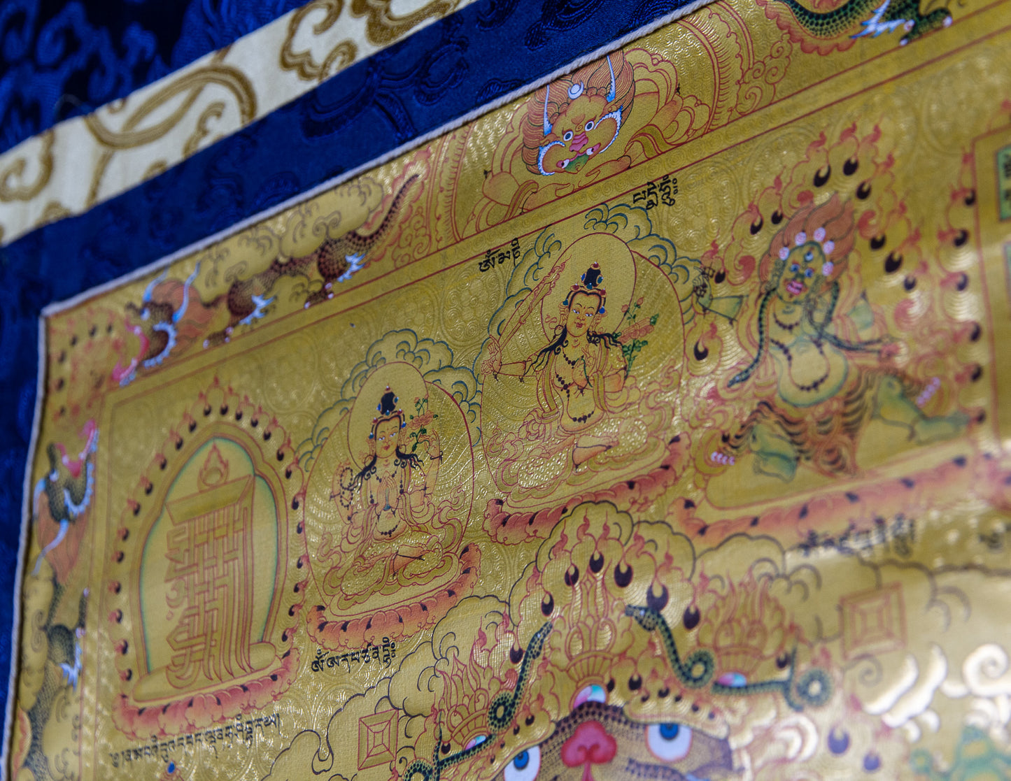 Srid-Pa Ho Schutz Mandala Thangka