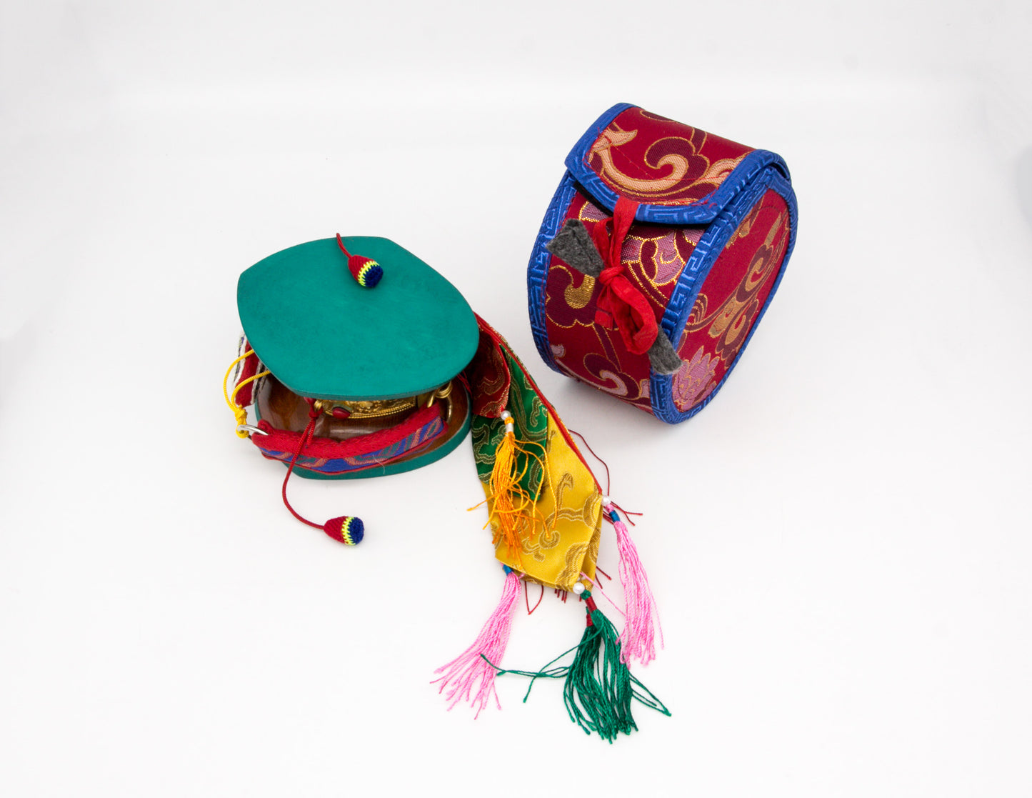 Traditional Damaru – Red Case