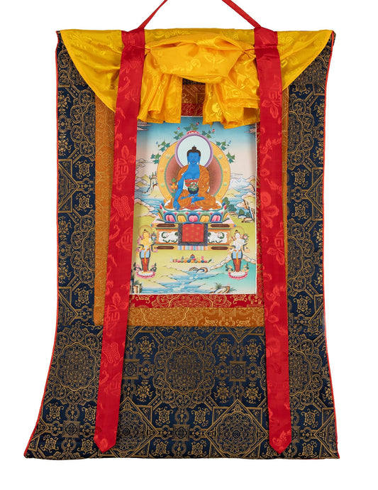 Bouddha de la médecine Thangka XV