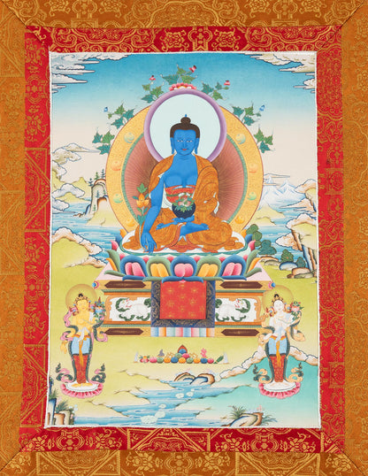 Medicine Buddha Thangka XI