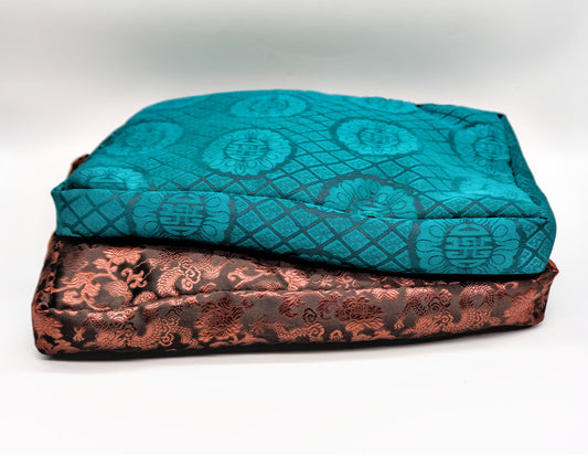 Silk Brocade Meditation Cushion