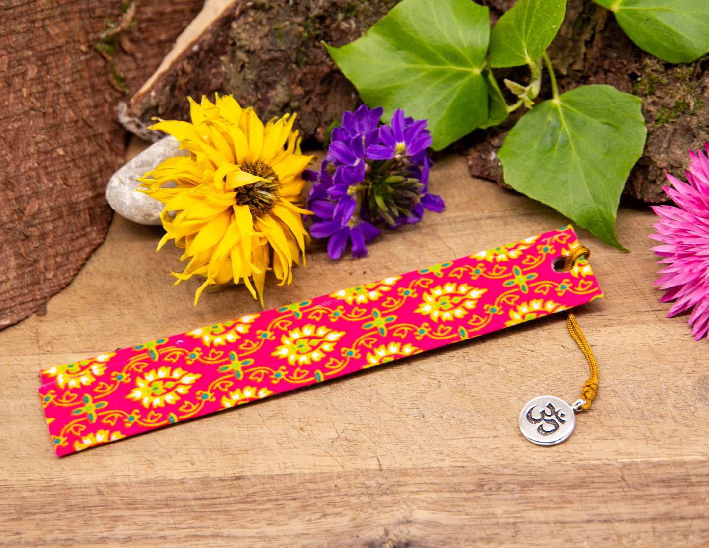 Dharma Bookmark with Pendant