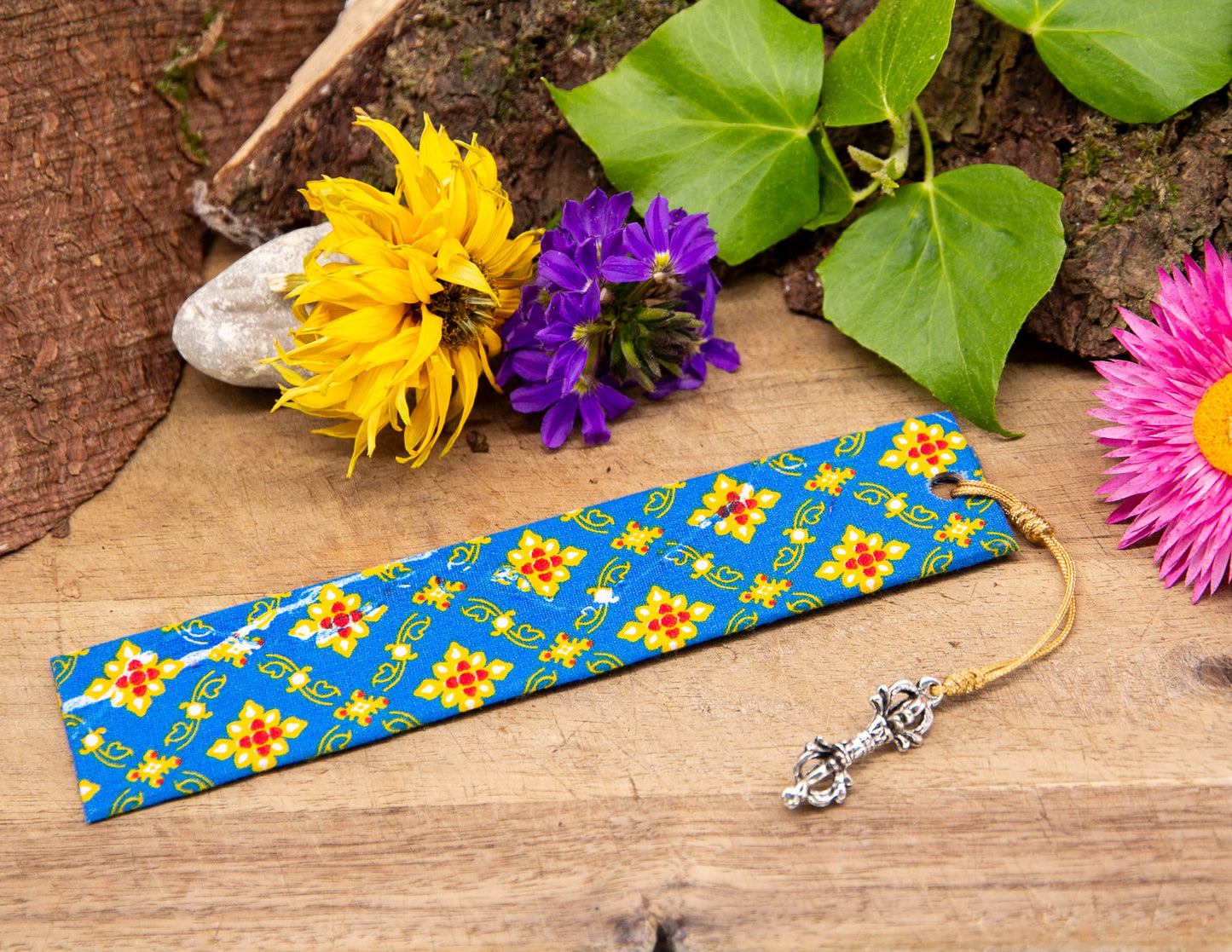 Dharma Bookmark with Pendant