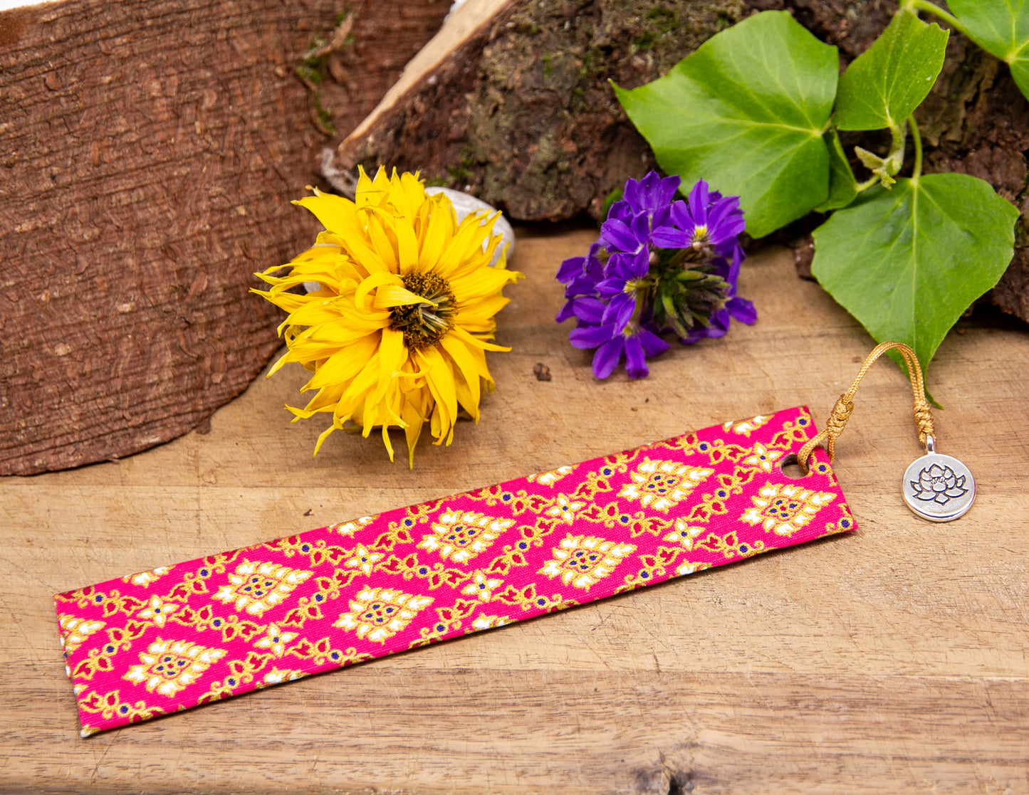 Dharma Bookmark with Pendant