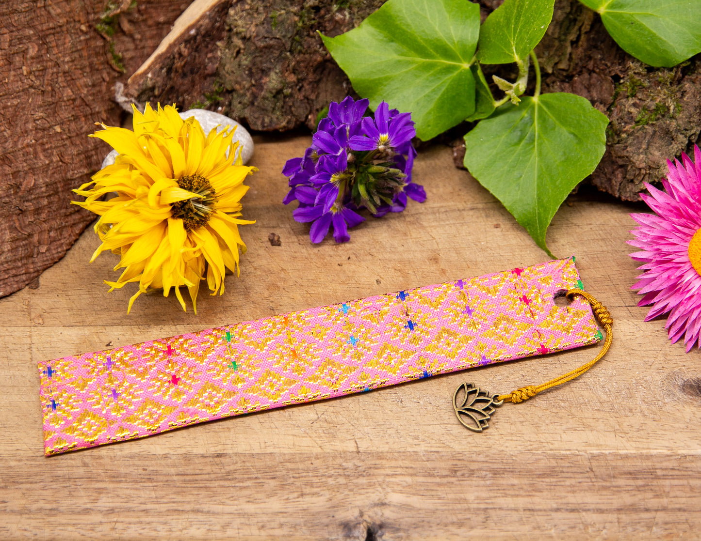 Dharma Bookmark with Pendant