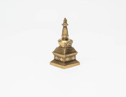 Brass Stupa of Enlightenment – 9 cm