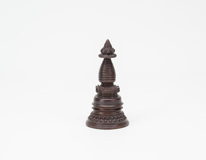 Brass Stupa of Enlightenment – 13 cm