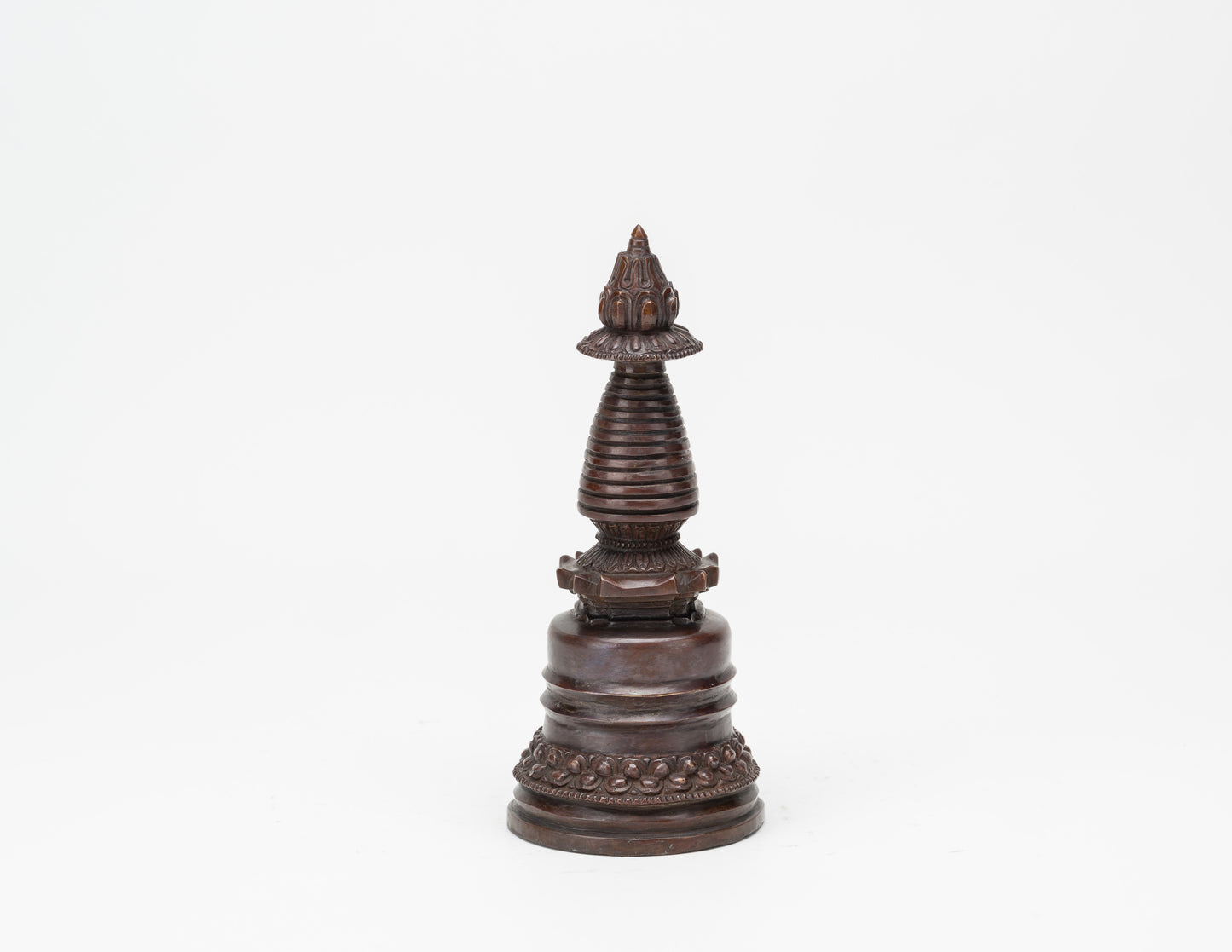 Brass Stupa of Enlightenment – 18 cm