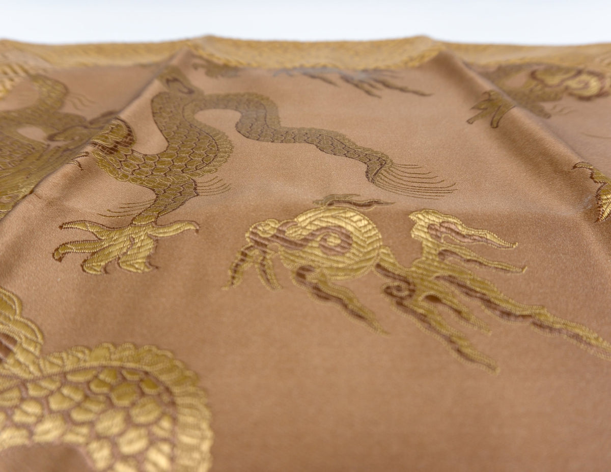 Square Golden Dragon Brocade 47x47 cm