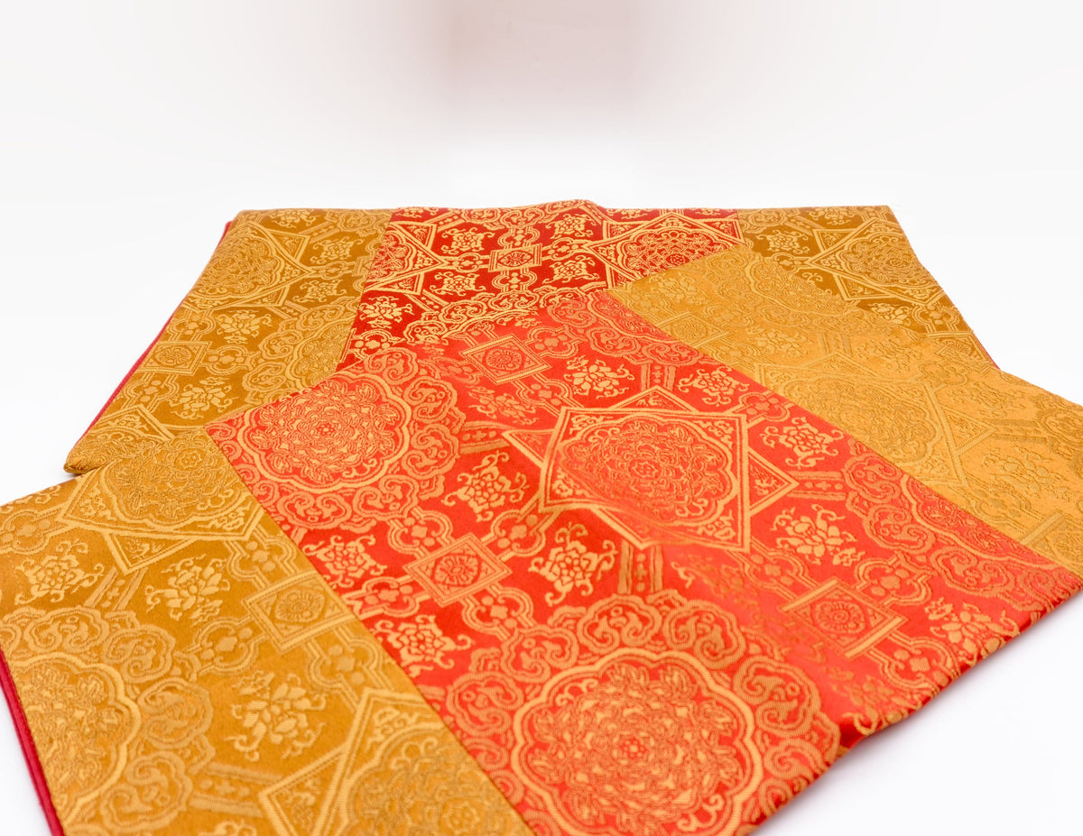 Rechteckiges Brokatstoff 83x41 cm - Gold