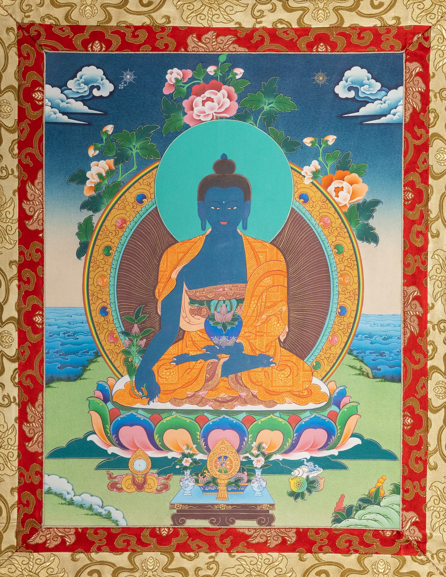 Medicine Buddha Thangka XVII