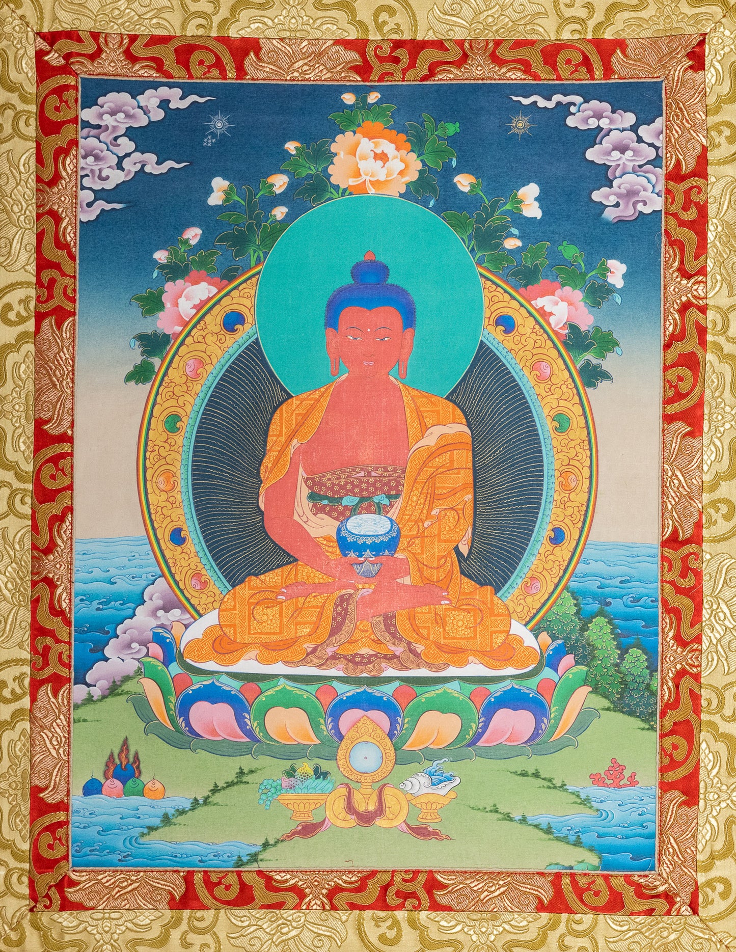 Amitabha Thangka IX