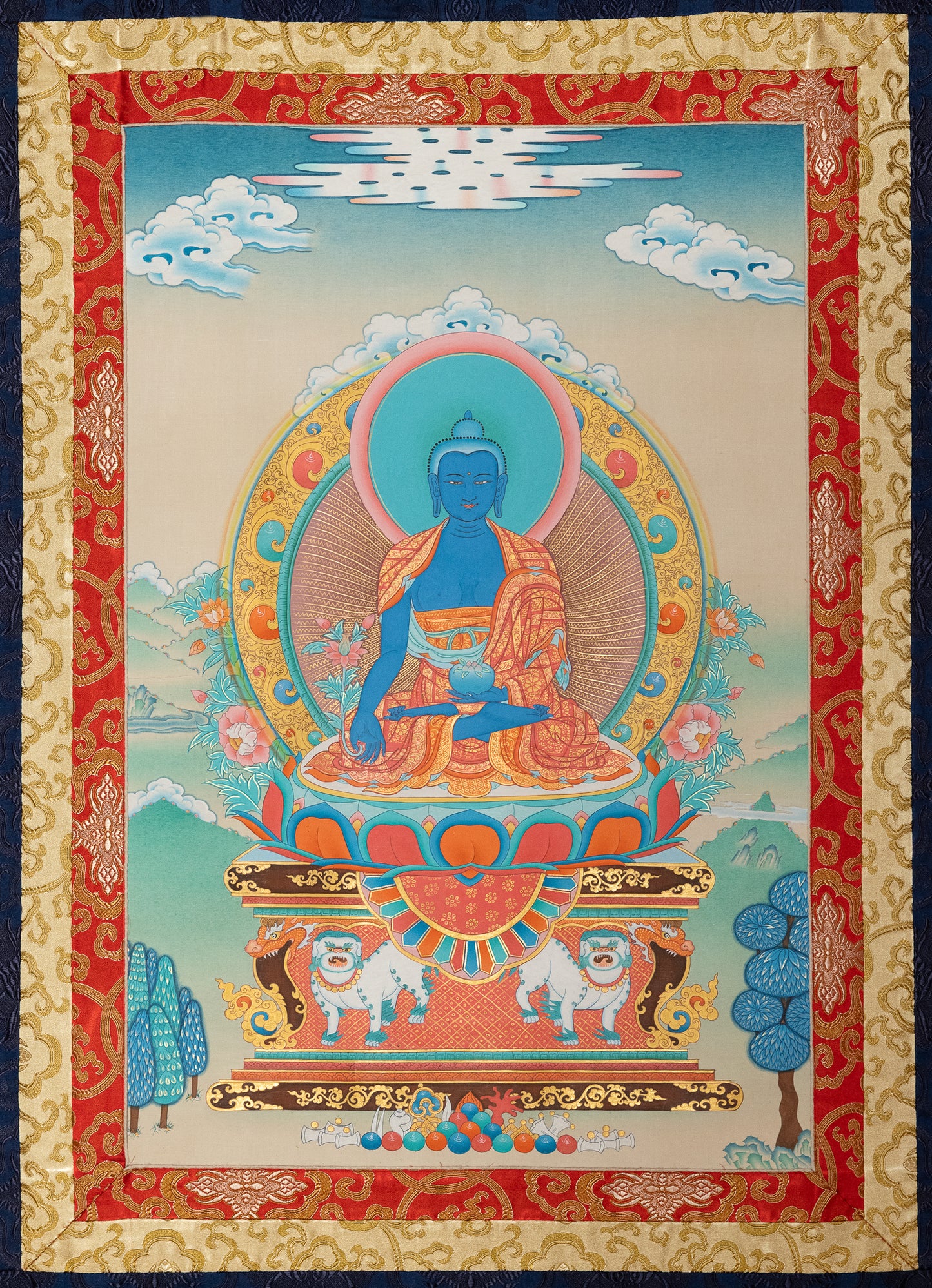 Medicine Buddha Thangka XVIII