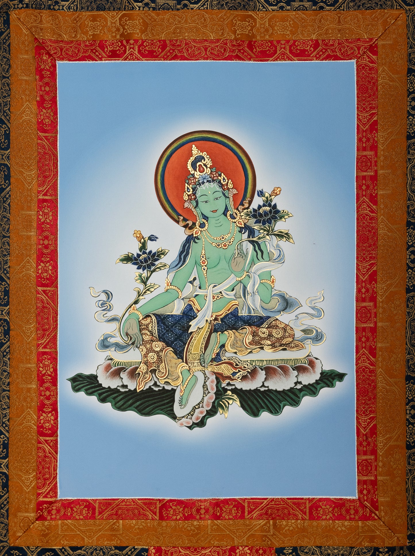 Green Tara Thangka XV