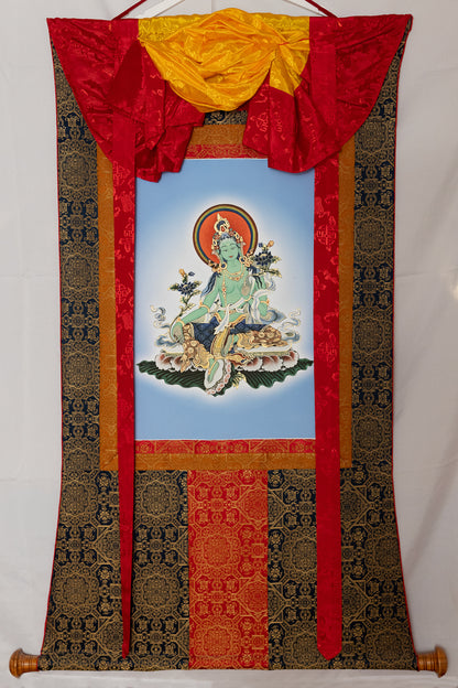 Green Tara Thangka XV