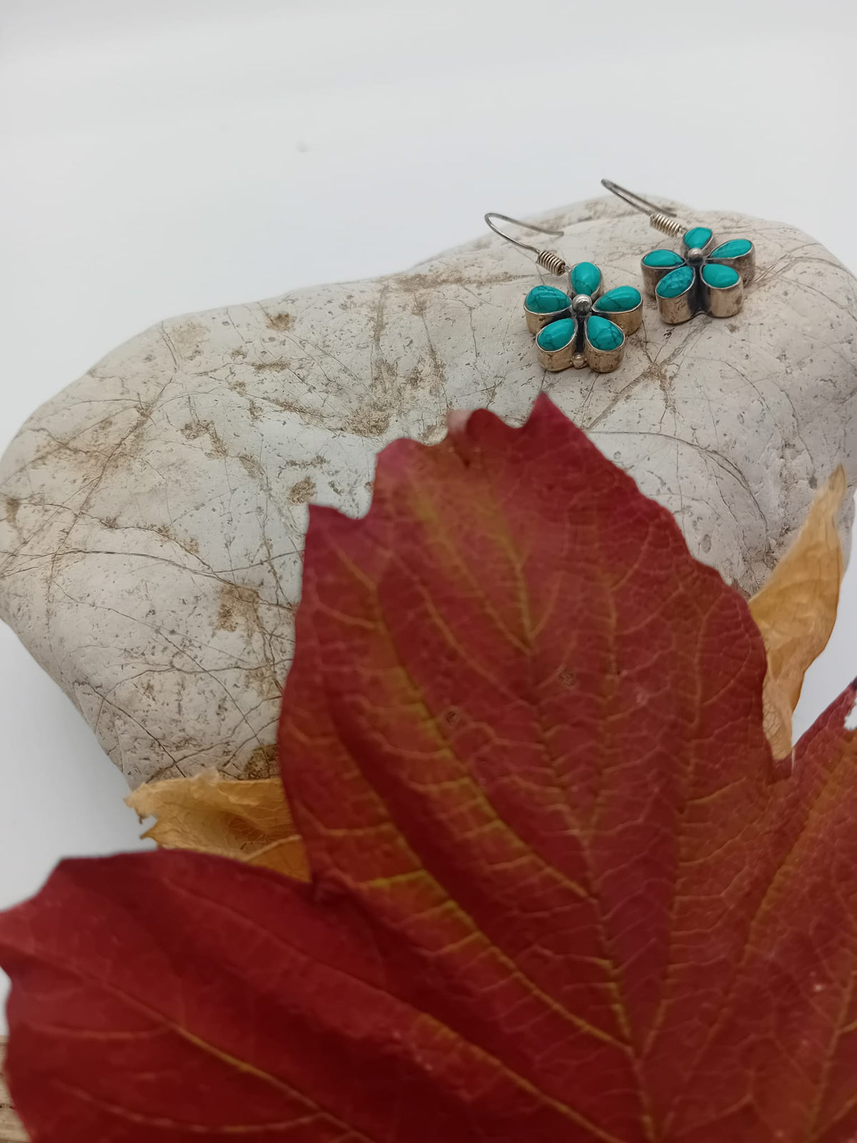 POS Sterling Silver & Turquoise earrings