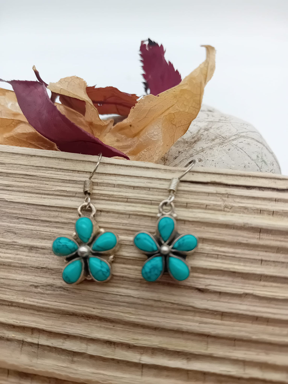 POS Sterling Silver & Turquoise earrings