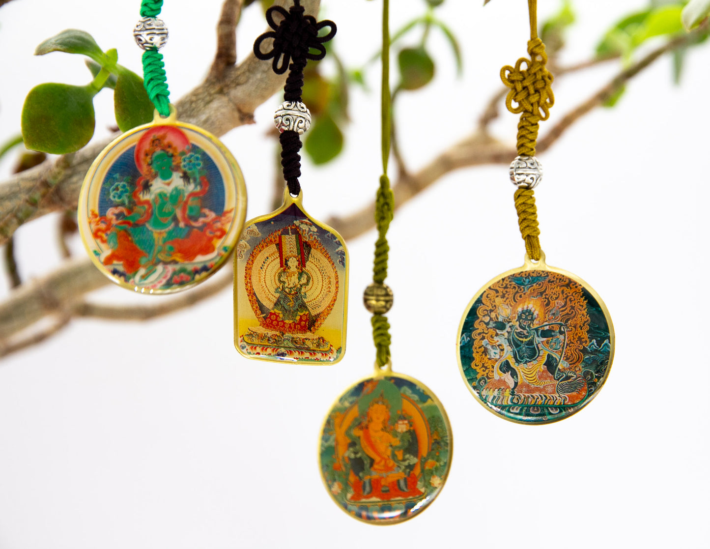 Colourful Deity Pendants