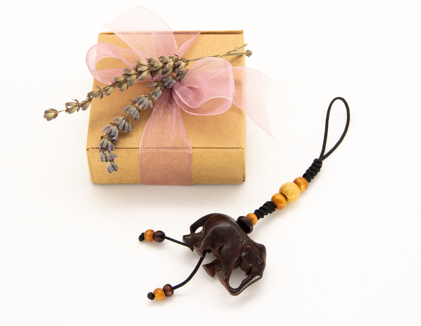 Handcrafted Wooden Elephant Pendant