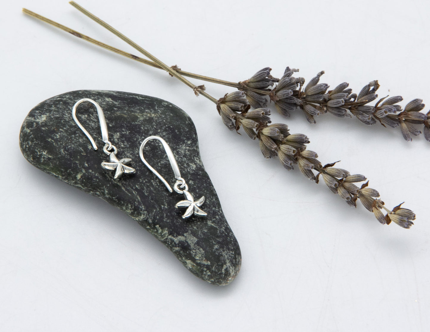 Silver Star Earrings