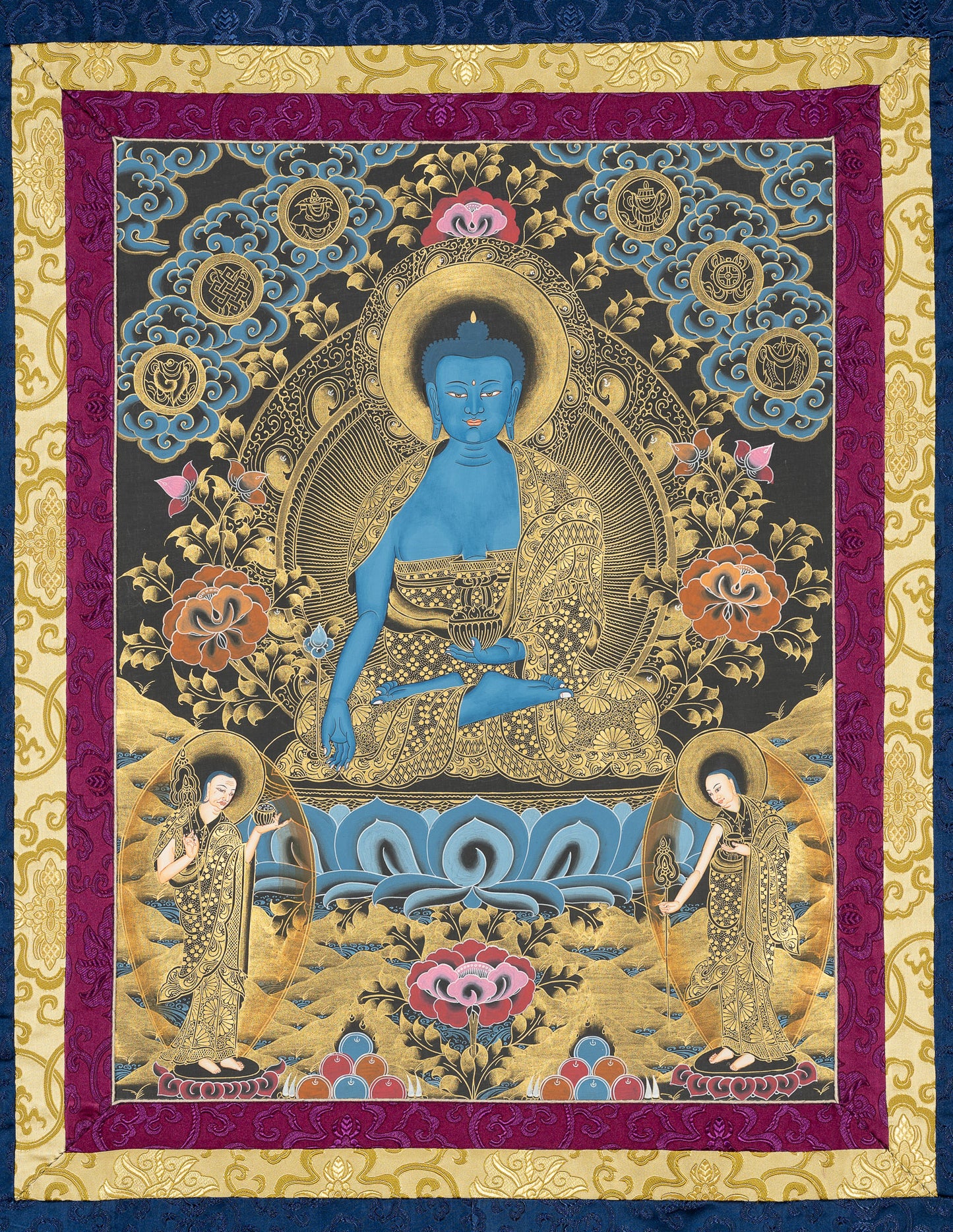 Medicine Buddha Thangka XVI