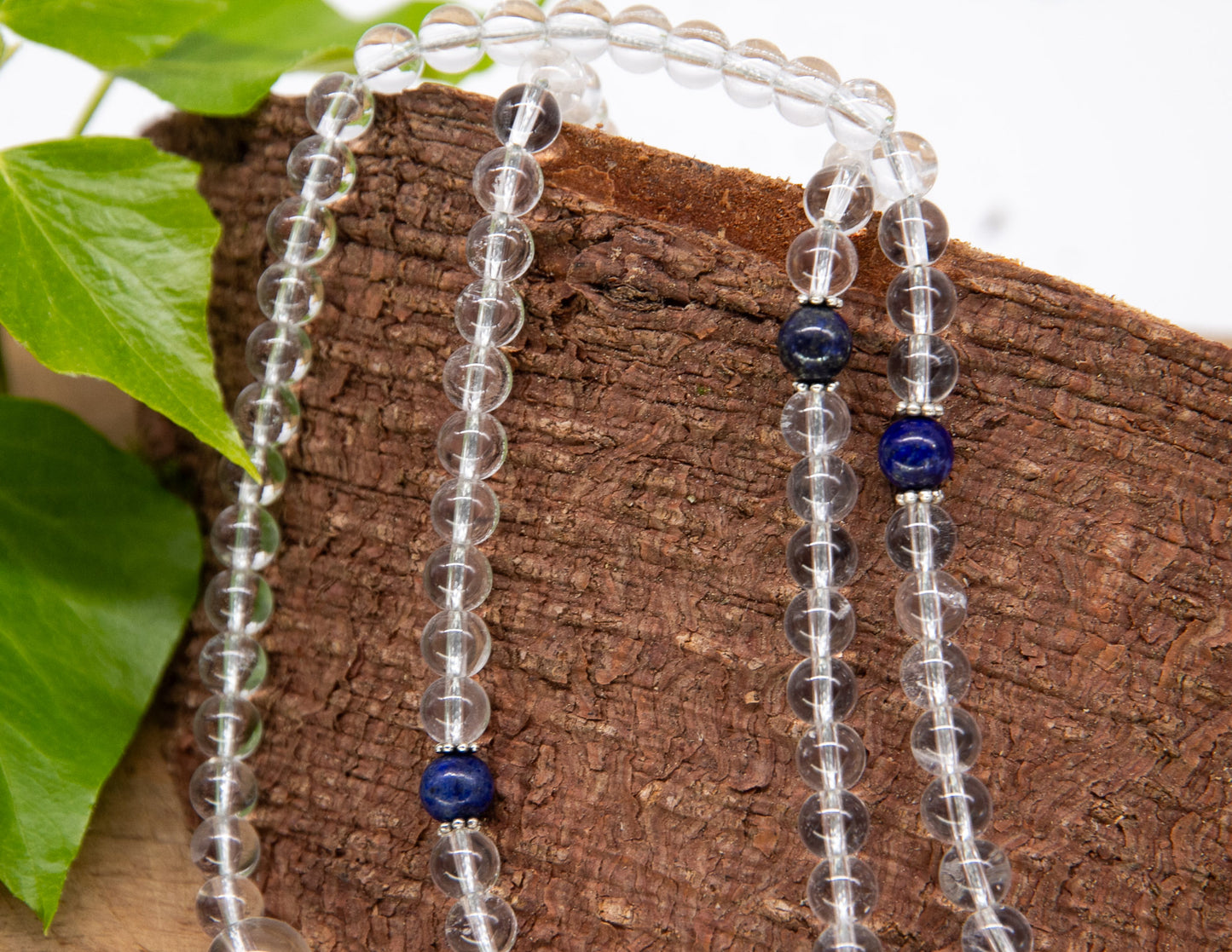 Kristall & Lapislazuli Mala 6mm