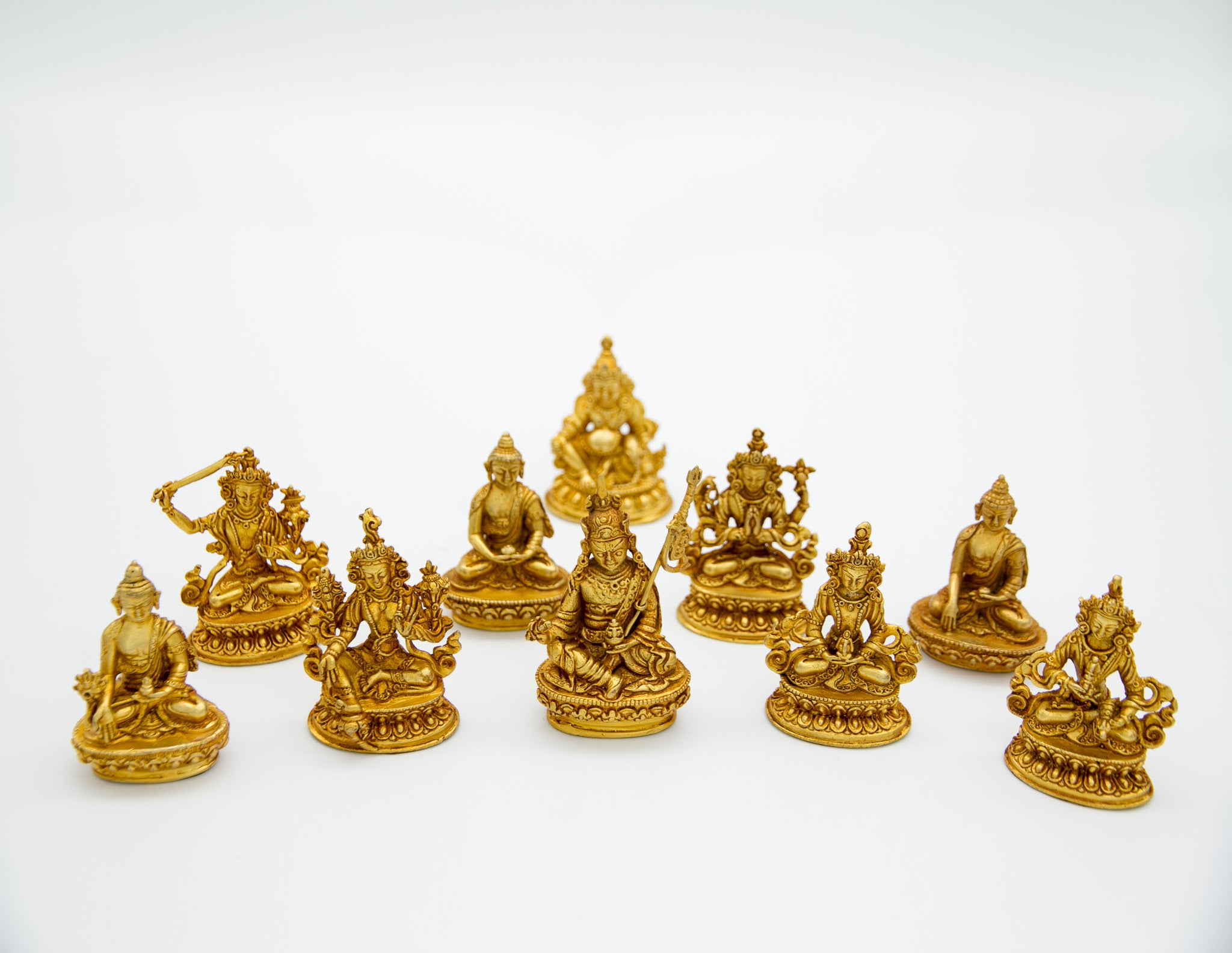 8 Statues Small Bronze Deity Statues – Rinchen Shop