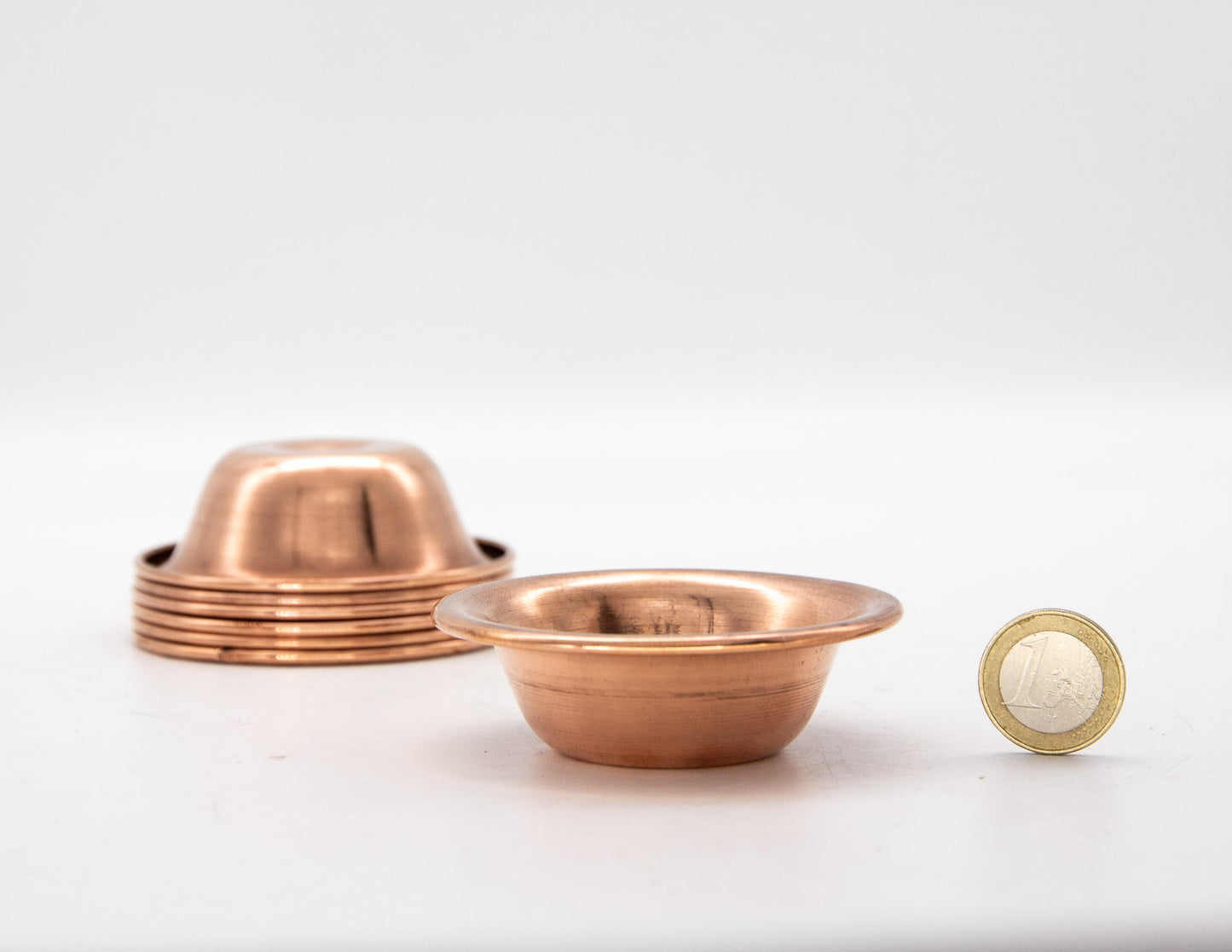 Lightweight Offering Bowl Set, Polished Copper