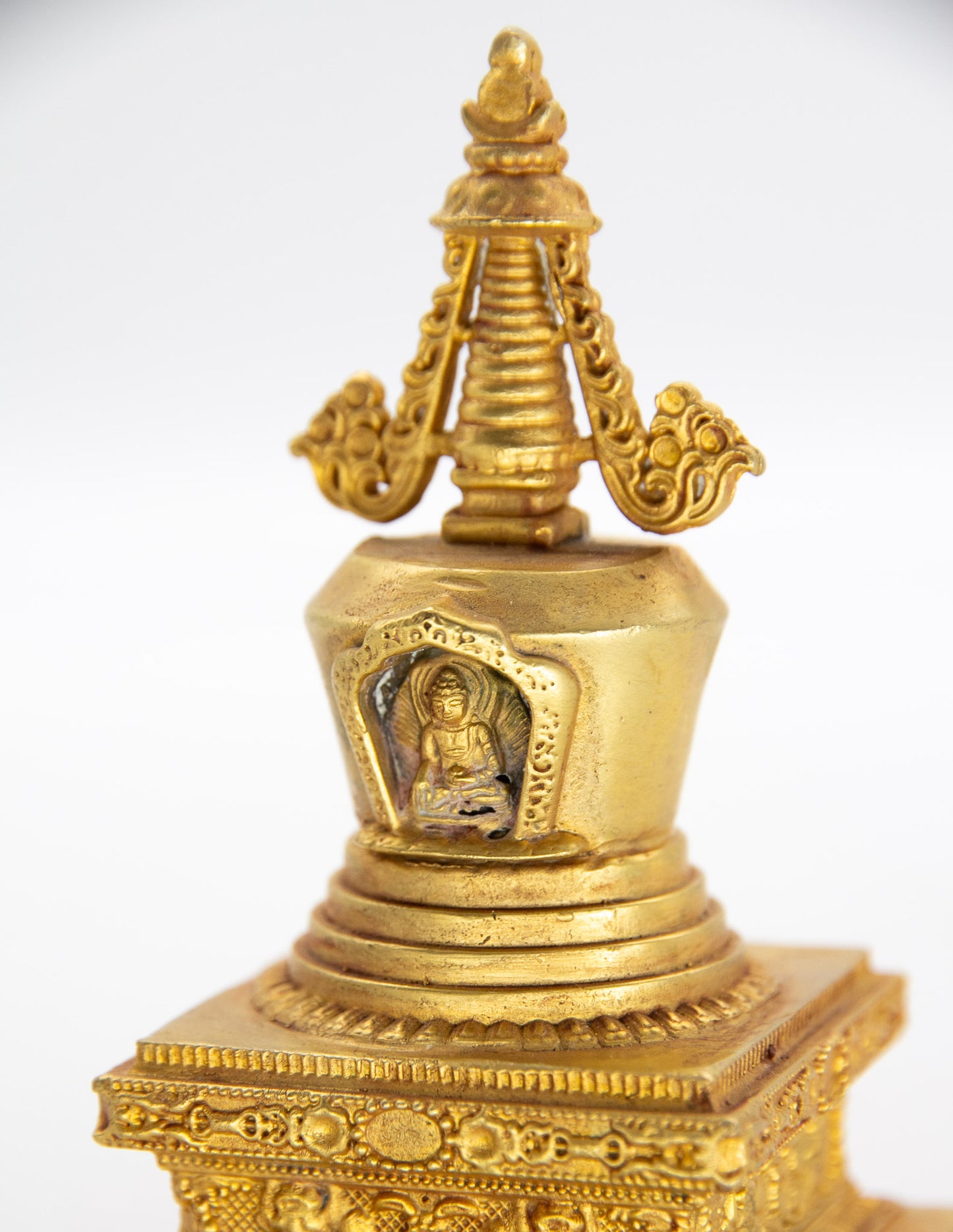 Gold Stupa of Enlightenment – 10cm