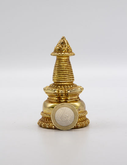 Kadam Stupa, Gold-Plated – 8cm