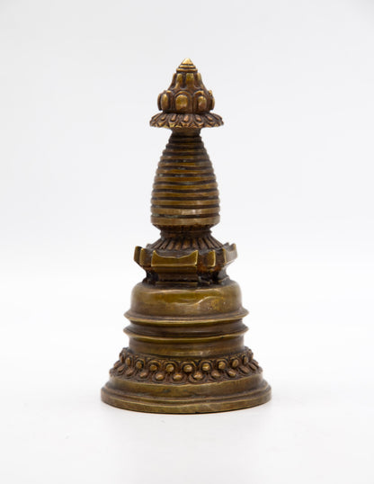 Kadam Stupa in Bronze - 13cm
