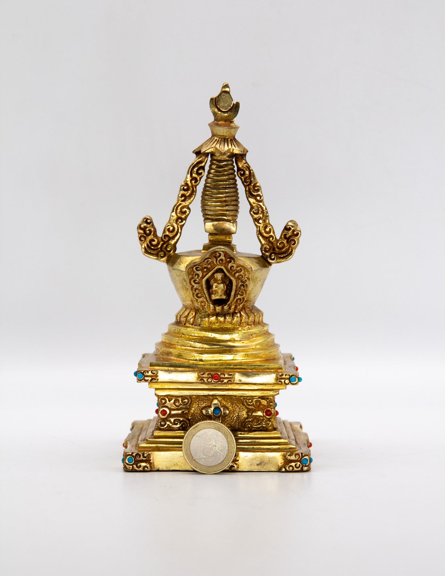 Goldene Stupa der Erleuchtung – 17.5 cm