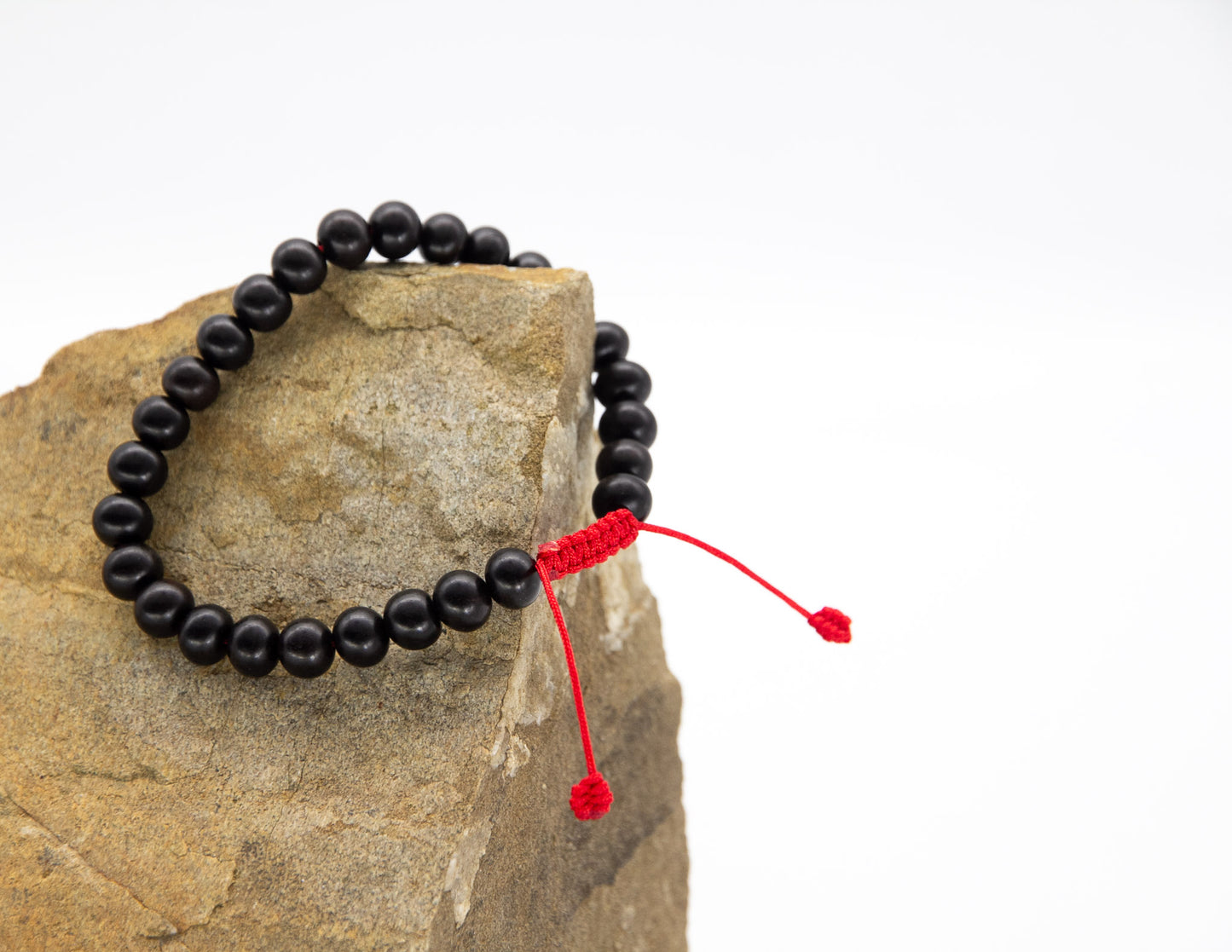 Dark Rosewood Wrist Mala – 27 Beads