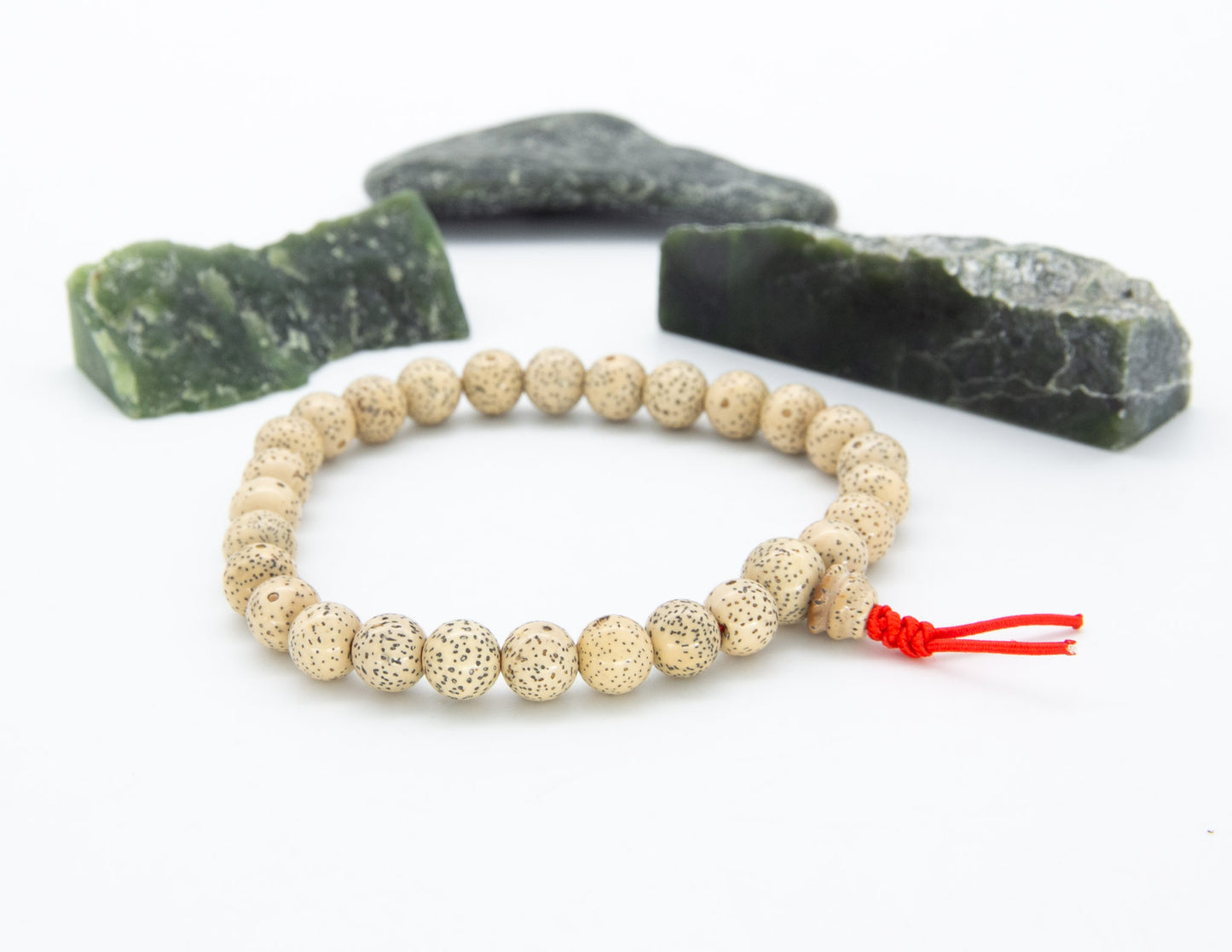 Lotus Seed Wrist Mala - 27 Beads