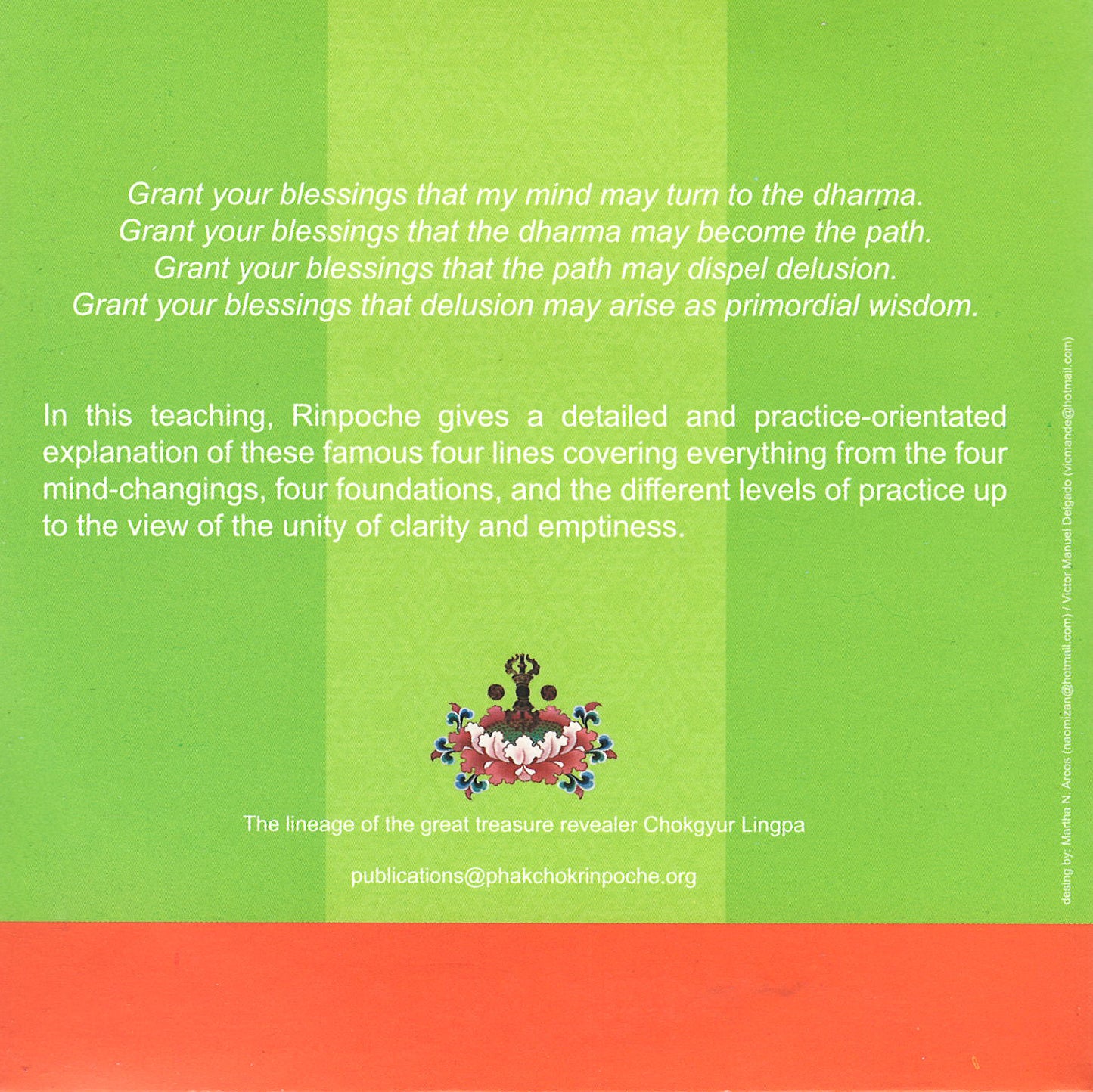 Longchenpa's Prayer in Four Lines CD