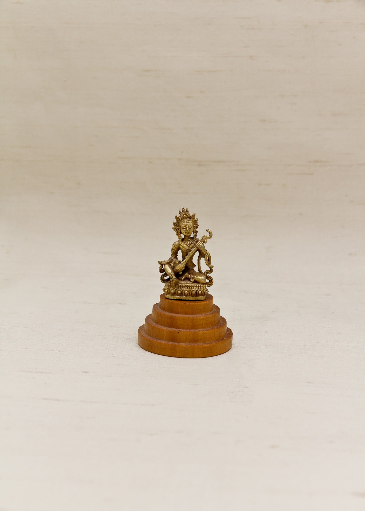 Wooden Pedestal for Mini Statues