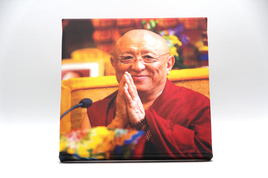 Chökyi Nyima Rinpoche auf Leinwand