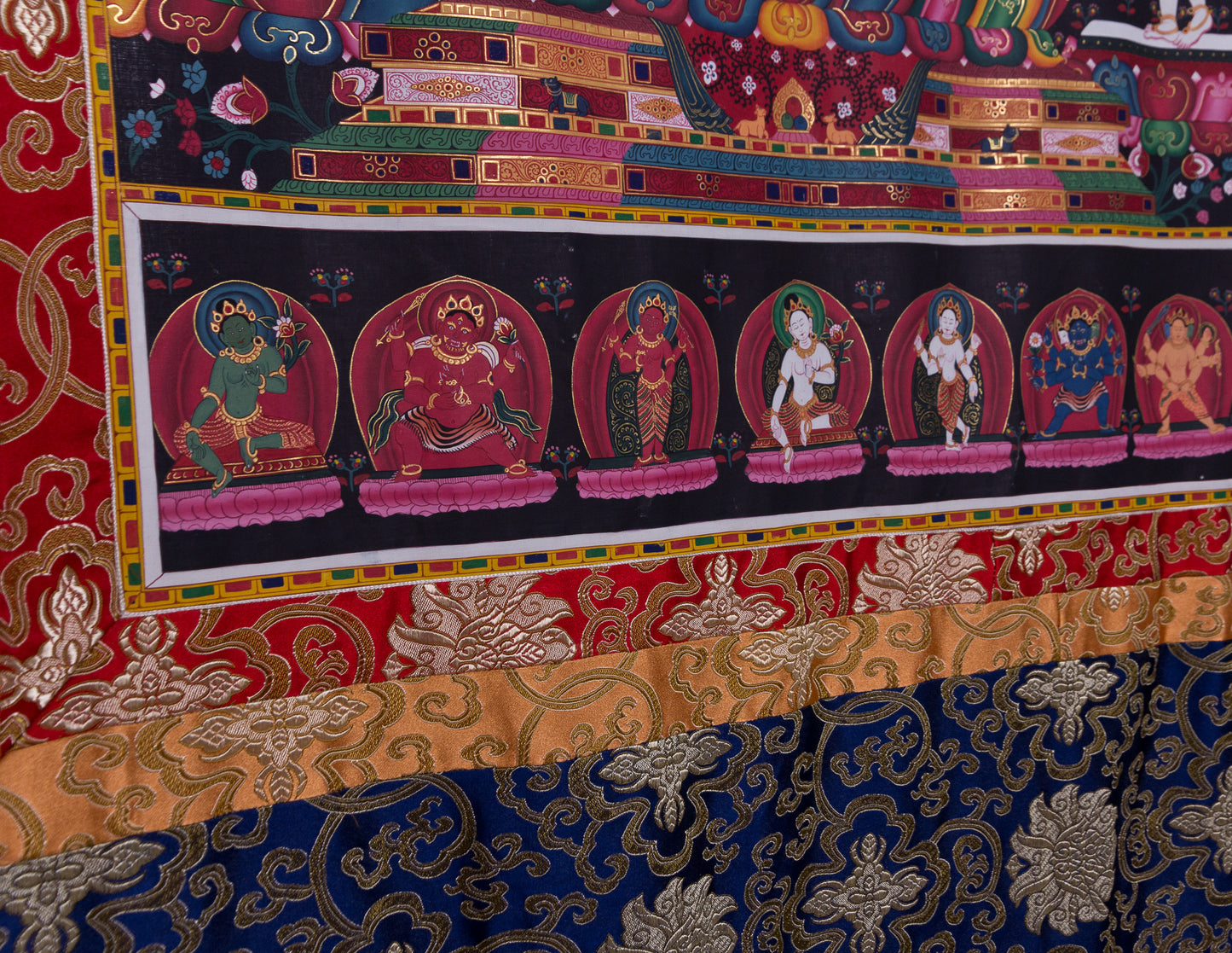 Shakyamuni Traditional Newari Thangka